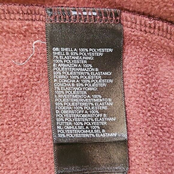 The North Face Men's Full Zip Fleece Performance Jacket Size XL/TG Brown - Picture 12 of 14